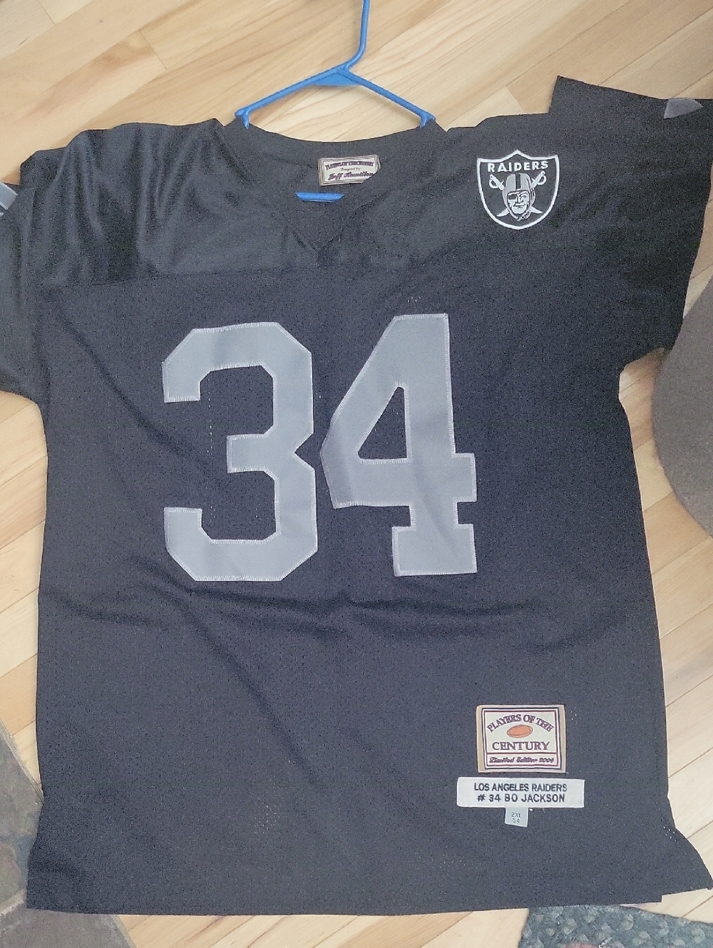 Raiders Stiched Bo Jackson Jersersey 2XL